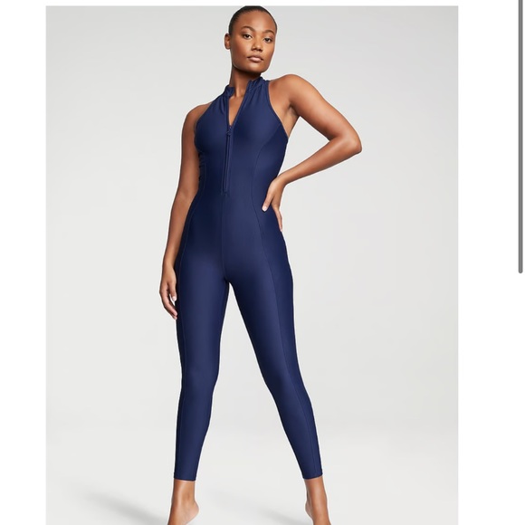 NWT Victoria’s Secret Blue Zip up Jumpsuit - Picture 6 of 16